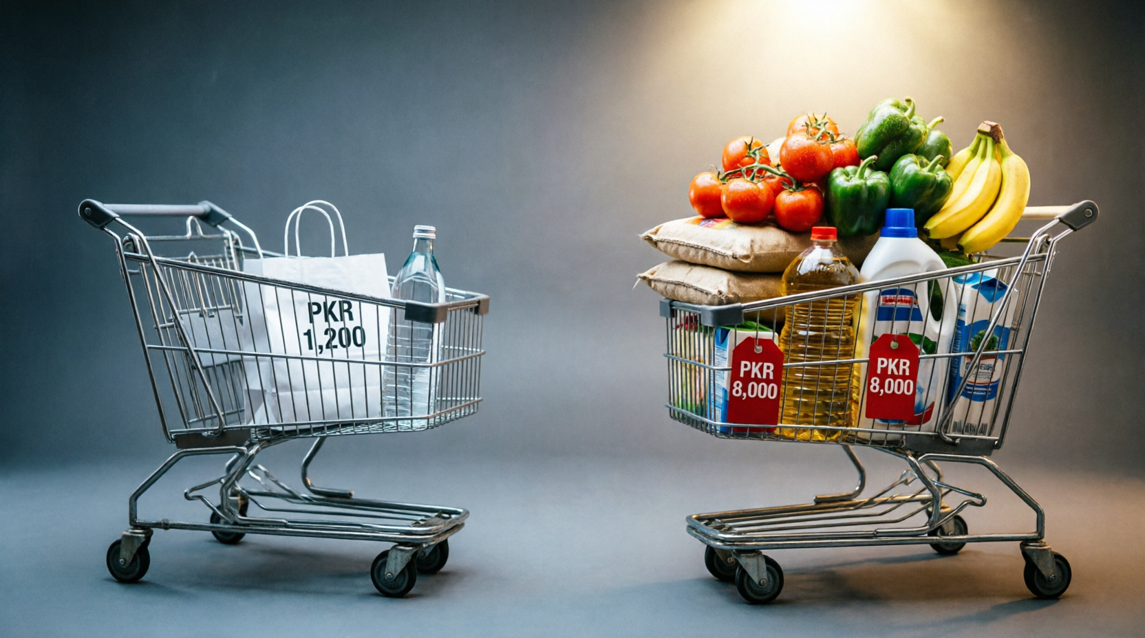 The difference between a PKR 1,200 cart and a PKR 8,000 one